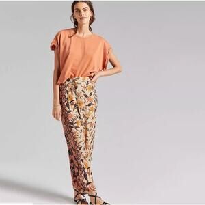 Anthropologie Smocked Retro Balloon Pants Sz 12